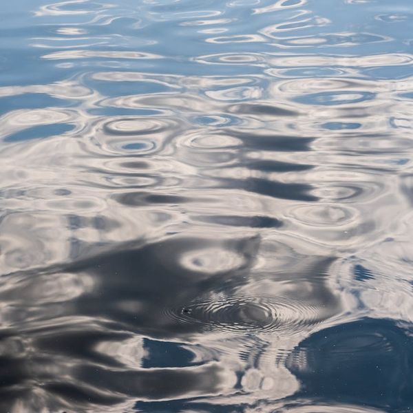 Abstract visual of gentle air waves representing breathing and airflow.